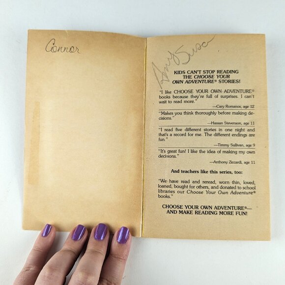 Vintage 80s Choose Your Own Adventure Book - Secret of the Pyramids #19 - Picture 7 of 10